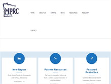 Tablet Screenshot of mnprc.org